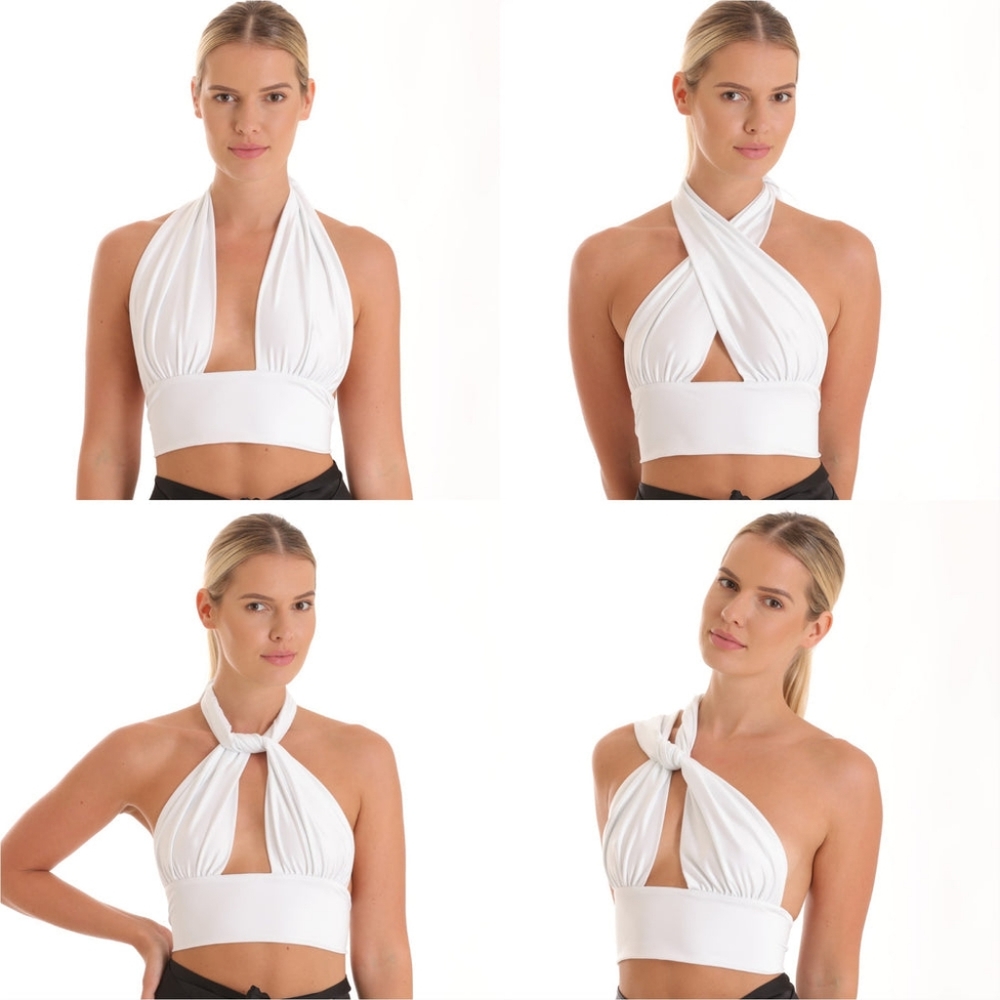 Balia 8-Way Wrap Top - White - Standard Size